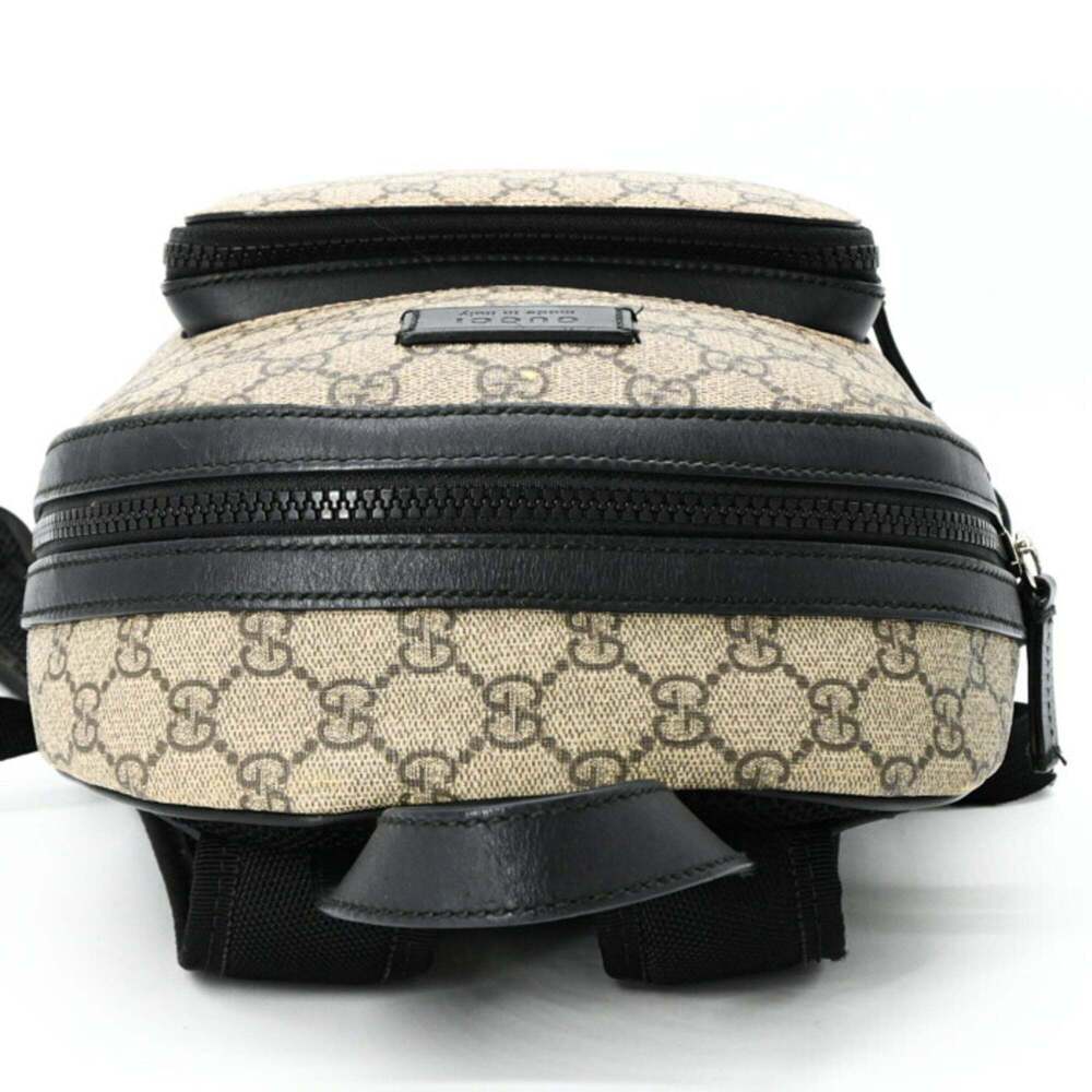 GUCCI Black Leather Backpack - Picture 7 of 16